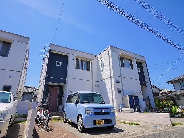 喜多メゾネットAの外観|外観は落ち着いています