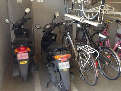 【その他共用部分】 | クレストフォルム横浜鴨居壱番館 | バイク置場