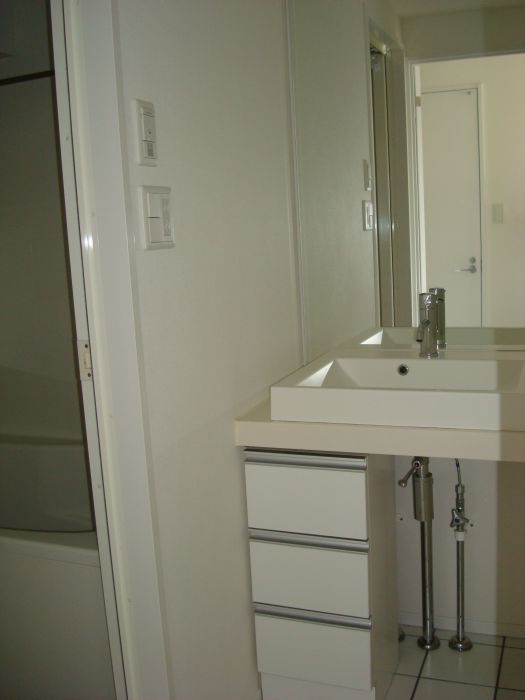 ナビールコート薬院の洗面所