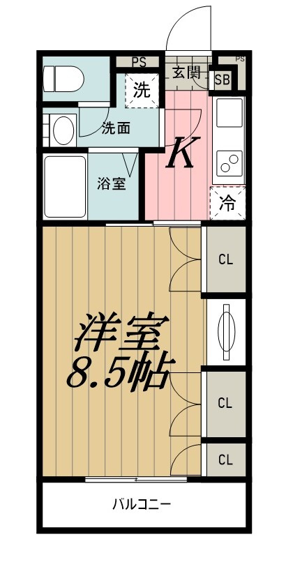 リブリ・サンフラワー14の間取り