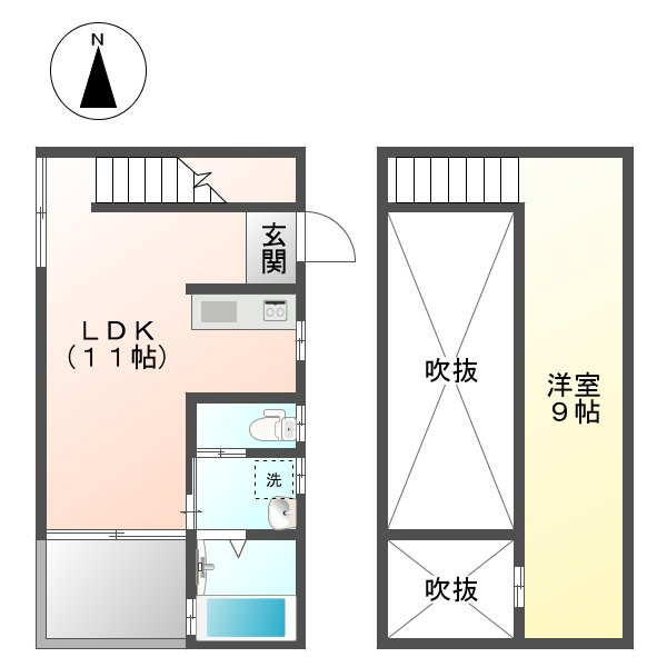 倉敷市日ノ出町１丁目のアパート