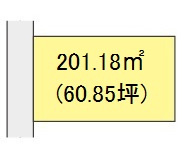 和歌山市松江・土地・29389の区画図