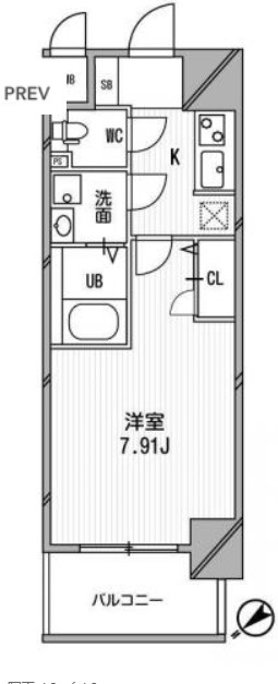 アーデン谷町　BRAVI不動産の間取り|【アーデン谷町】間取り