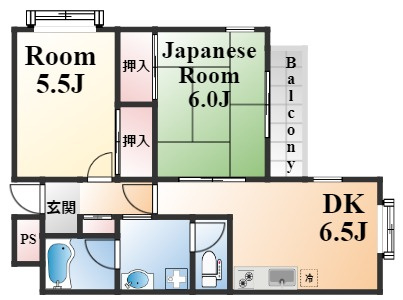 メゾンミヤマエの間取り