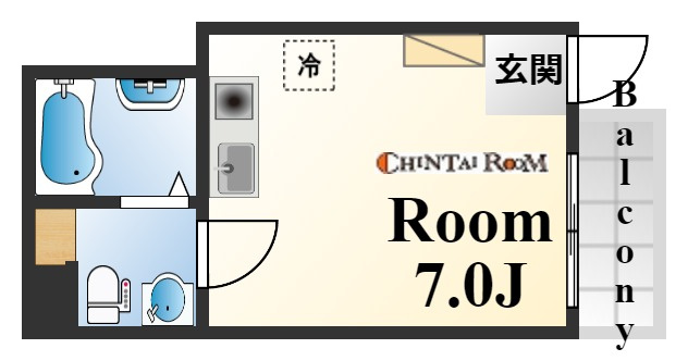 創土ハイツの間取り
