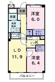 【間取り】 | グランセレッソ弐番館