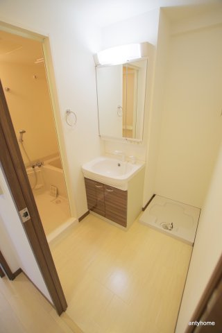 レジュールアッシュ梅田北　仲介手数料無料の洗面所