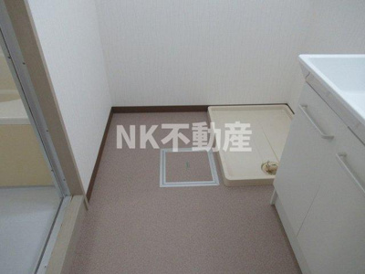 【洗面所】 | エクシング金岡（久宝寺口賃貸） | ゆったりとスペースのある洗面所