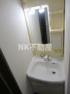 【洗面所】 | ハイツMISHIMA（ハイツミシマ）（久宝寺口賃貸） | 独立の洗面台です