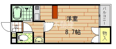 【間取り】 | ハイツMISHIMA（ハイツミシマ）（久宝寺口賃貸） | 間取りです