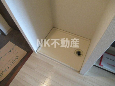 【設備】 | M・Sunrise（エム・サンライズ）（久宝寺口賃貸） | 室内洗濯機置場です