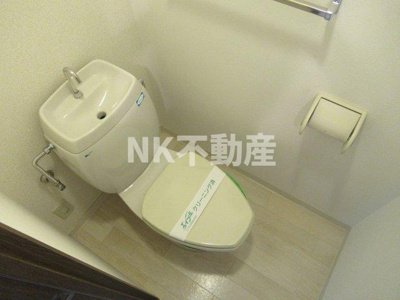 【トイレ】 | M・Sunrise（エム・サンライズ）（久宝寺口賃貸） | 落ち着いた色調のトイレです