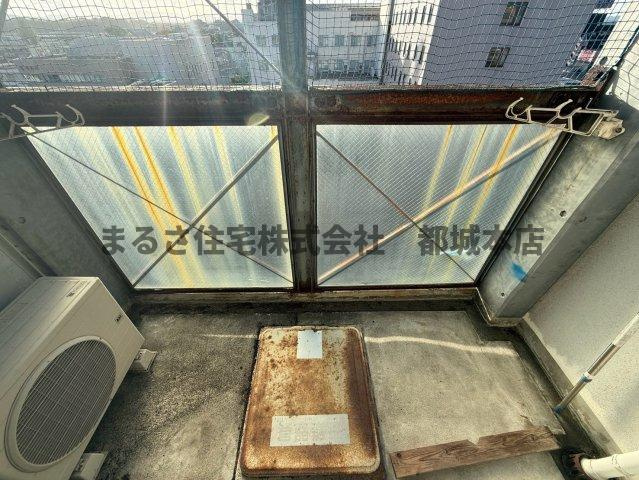 MJ上町第一のバルコニー
