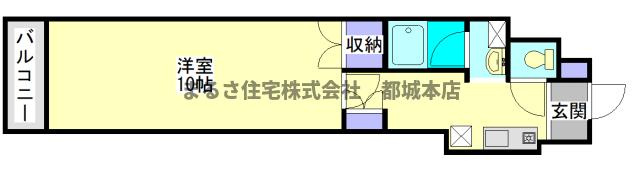MJ上町第一の間取り|01号