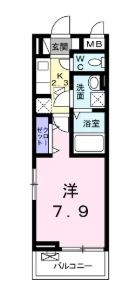 アライブ　ジュネスの間取り