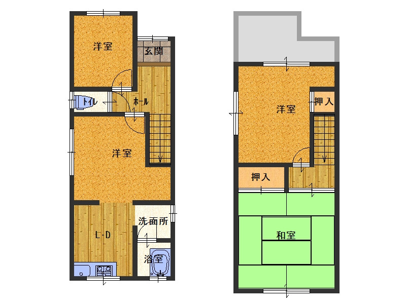 Ｒｅ－Ｈｏｍｅ高松の間取り