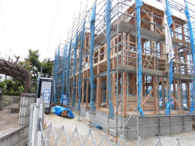 【外観】 | 上尾市川　土地広々新築住宅
