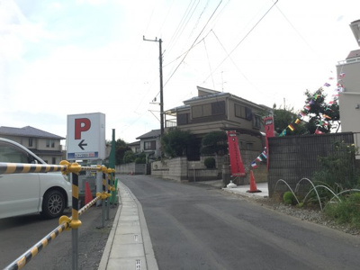 【前面道路含む現地写真】 | 上尾市川　土地広々新築住宅