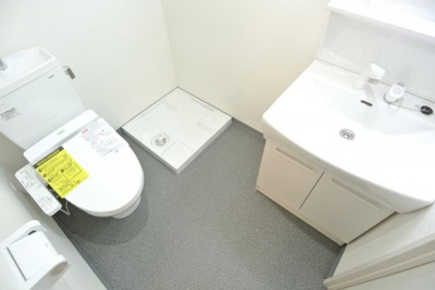 【洗面所】 | リップル南森町Ⅱ | 使いやすい洗面所です