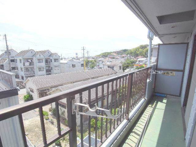【バルコニー】 | ブルーハイツ北別府 | ベランダ