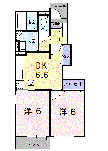 ヴェル　フォーレの間取り