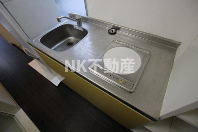 【キッチン】 | サカエマンション（八戸ノ里賃貸） | きれいなキッチンです