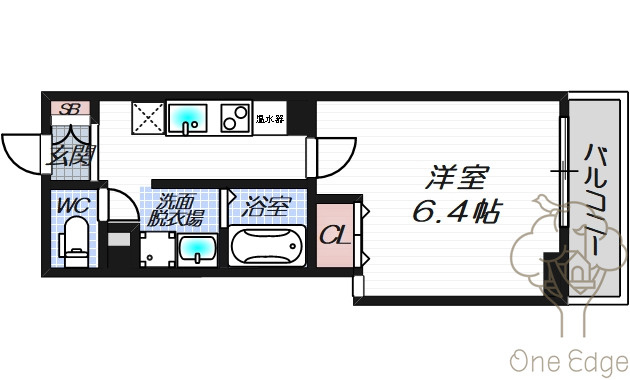 みおつくし西梅田Ⅲの間取り