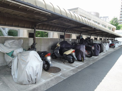 【その他共用部分】 | 港北パークヒルズ壱番館 | バイク置場