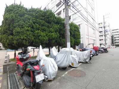 【その他共用部分】 | 大倉山第二コーポラスD棟 | バイク置場