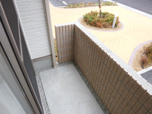 クレインアートＢのバルコニー