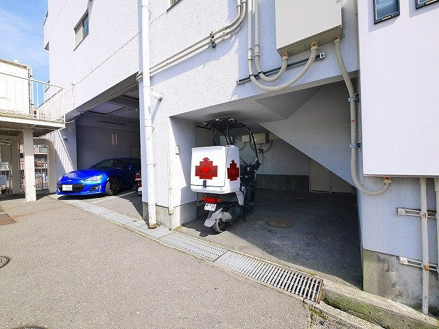グレイスホンダのその他共用部分|駐輪場です