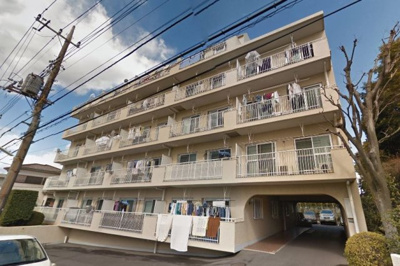 【外観】 | 鷺沼サンハイツ | 南東向きで陽当り・眺望良好！