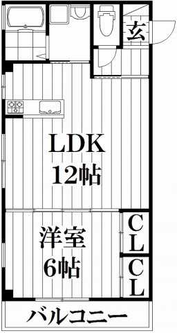 【間取り】 | Cross Side 扇町