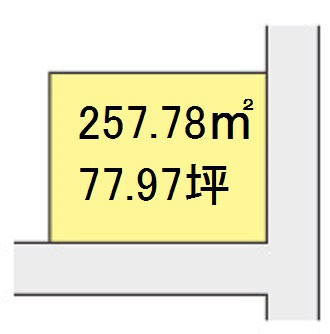 和歌山市栄谷・土地・56431の区画図