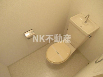 【トイレ】 | キャロル・ハイム（河内小阪賃貸） | 落ち着いたトイレです