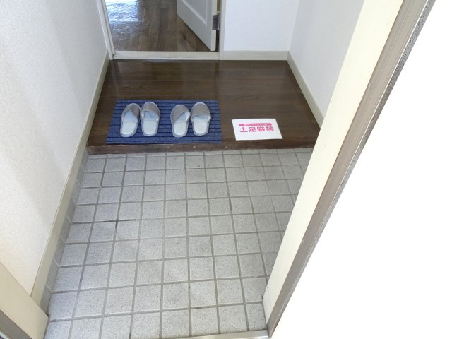 アメニティパークBの玄関
