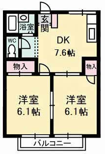 【間取り】 | ホワイトコーポ 