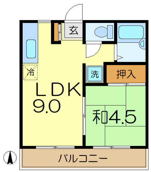 【間取り】 | サニーオムロ