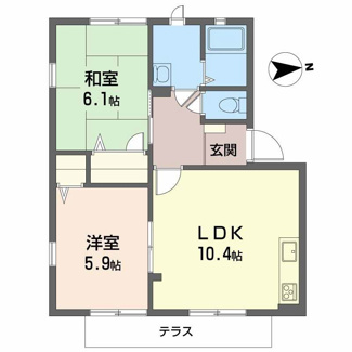 【間取り】 | フローラ桜ヶ丘