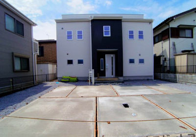 【外観】 | オープンハウス　蓮田市西城２丁目新築　カースペース3台可・82坪の敷地 | 外観も気になるポイント