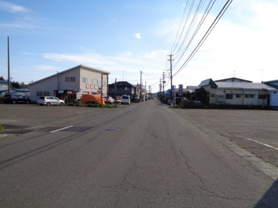 【前面道路含む現地写真】 | 北秋田市鷹巣字上家下・売地