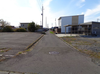 【前面道路含む現地写真】 | 北秋田市鷹巣字上家下・売地