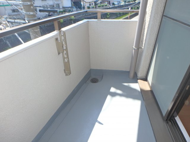 セザール元住吉のバルコニー