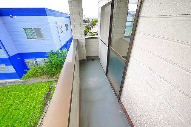 サンモールⅡ（宮ノ内）のバルコニー|広々としたバルコニーです