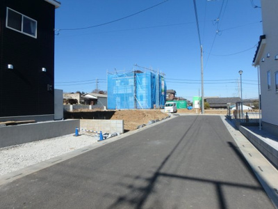 【前面道路含む現地写真】 | 東松山市野田分譲地