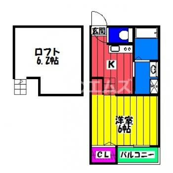 【間取り】 | クラリス竹下 | クラリス竹下の間取り