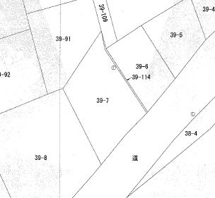 【土地図】 | 大館市早口字深沢岱39-7・売地　