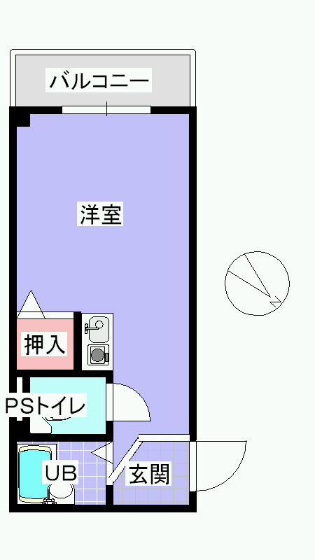 グランドハイツユタカⅡの間取り