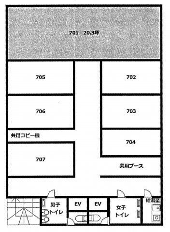 ミツボシ第３ビルの間取り