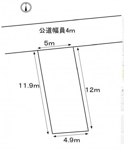 箕面市瀬川2丁目　土地